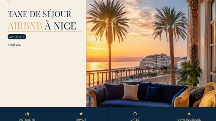 Taxe de séjour Airbnb à Nice : 210 M€ reversés, 2e ville de France