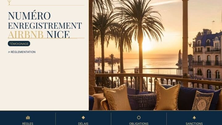 Numéro enregistrement Airbnb Nice : démarches 2026