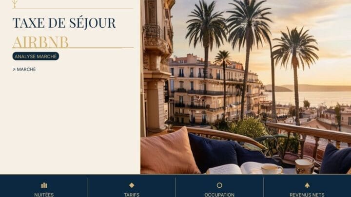 Taxe de séjour Airbnb : 210 M€ reversés en 2025, Nice 2e ville