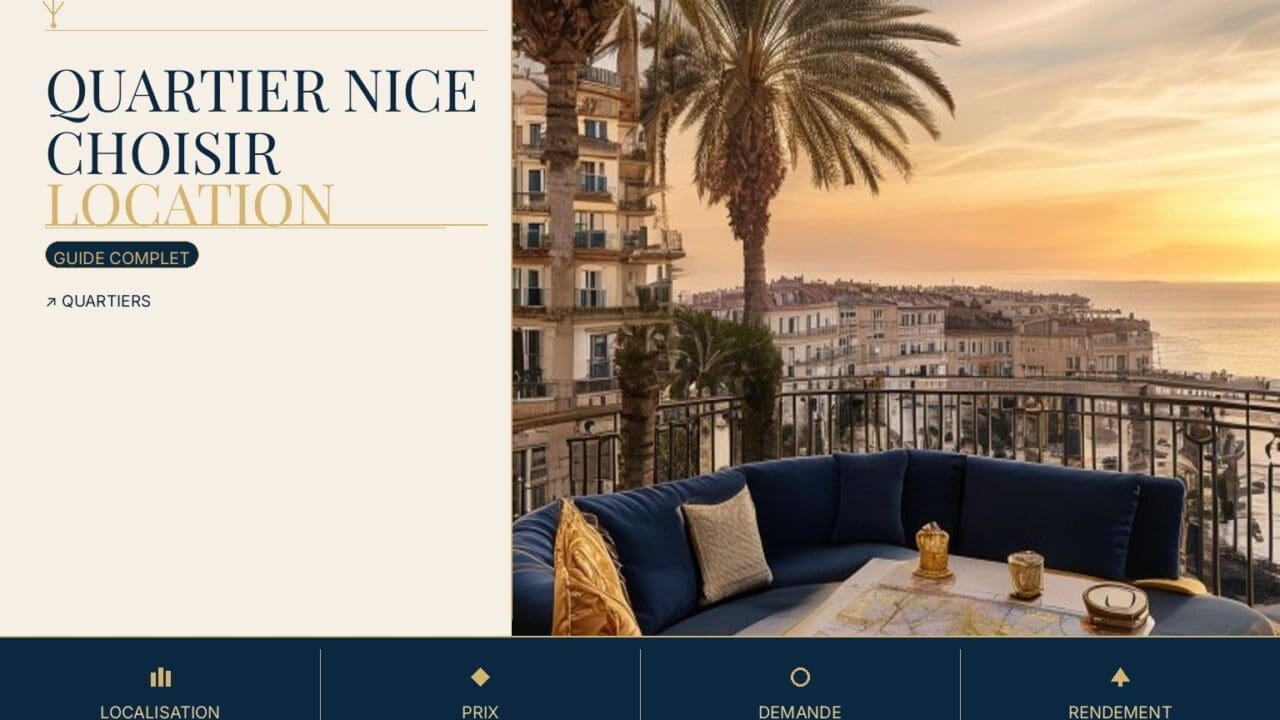 Quel quartier de Nice choisir pour la location courte durée ? Guide 2026