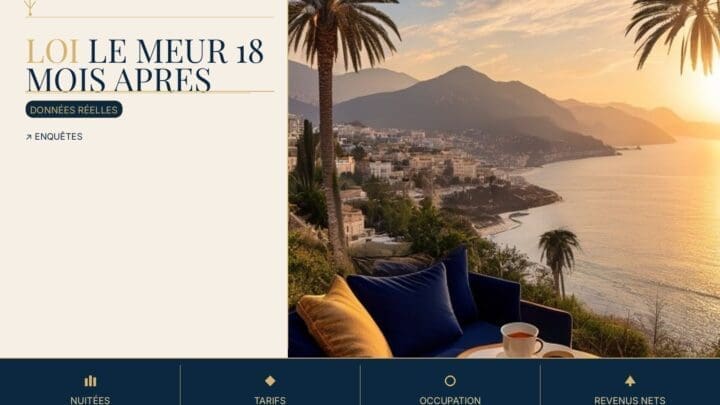 Loi Le Meur 18 mois apres : bilan chiffre pour les hotes LCD de la Cote d’Azur