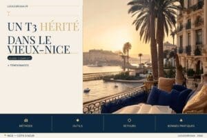 Couverture éditoriale Un T3 hérité dans le Vieux-Nice — temoignage LCD Nice Locazurcasa