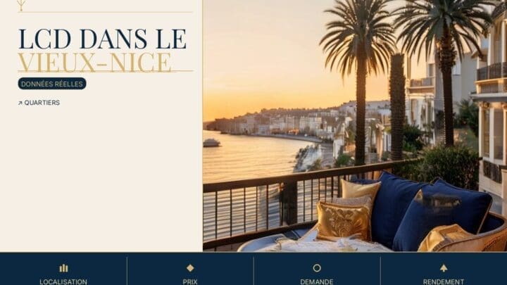 LCD dans le Vieux-Nice : données marché, rendements et contraintes en 2026