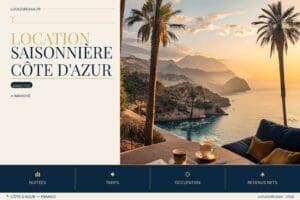 Couverture éditoriale Location saisonnière Côte d'Azur — tendances location saisonnière Côte d'Azur 2026 Locazurcasa