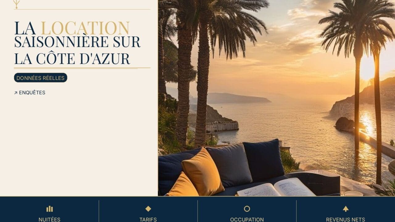 La location saisonnière sur la Côte d’Azur en chiffres : bilan 2026