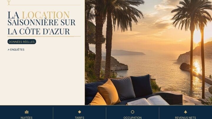 La location saisonnière sur la Côte d’Azur en chiffres : bilan 2026