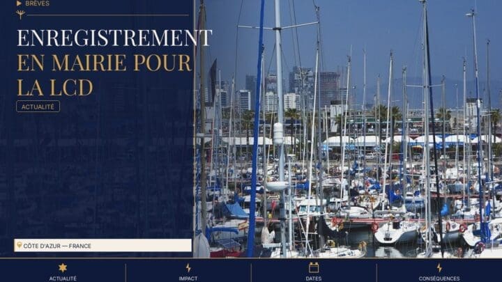 Enregistrement en mairie pour la LCD : obligations 2026 sur la Côte d’Azur