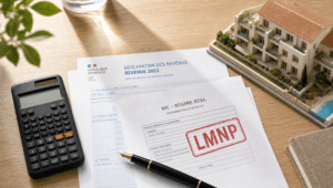 Calcul fiscal LMNP régime réel micro-BIC 2026