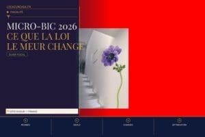 Micro-BIC 2026 : ce que la loi Le Meur change vraiment pour la LCD — micro-BIC locati... | Locazurcasa, média LCD Côte d'Azu