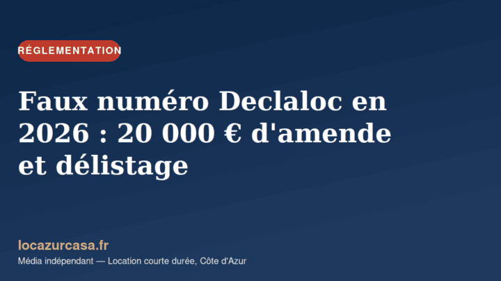 Faux numéro Declaloc en 2026 : 20 000 € d’amende et délistage