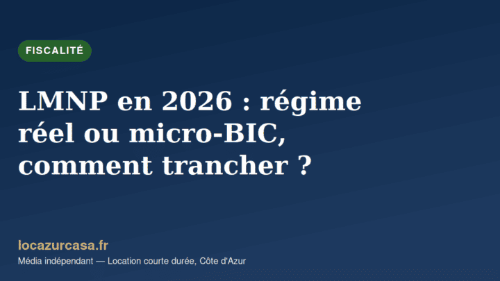 LMNP en 2026 : régime réel ou micro-BIC, comment trancher ?
